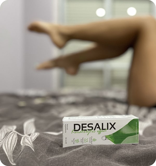 feet with product